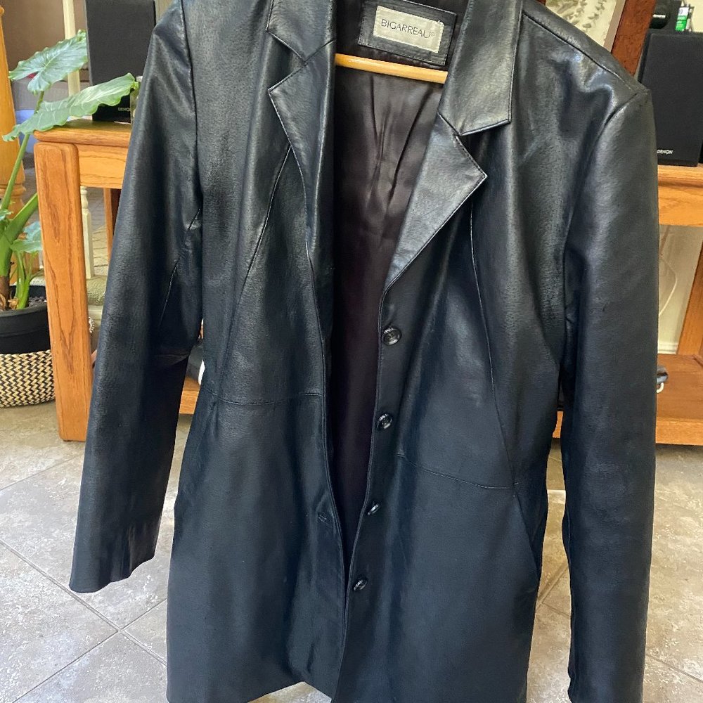 Vintage Black Leather Jacket